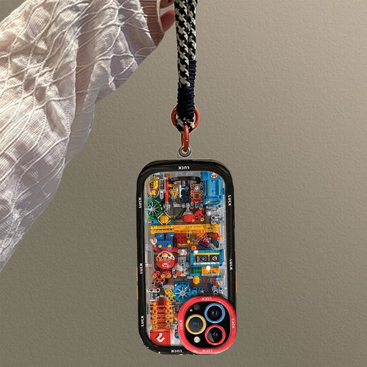 Applicable to Apple 16pro building block Mario mobile phone case